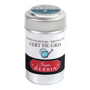 Pk/6 J. Herbin Fountain Pen Ink Cartridges, Vert de Gris - iPenStore