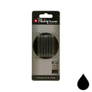 Pk/6 Platignum Fountain Pen Ink Cartridges, Long (2-1/4"), Black