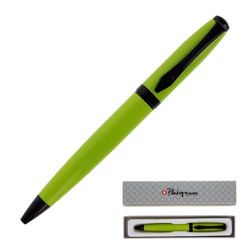 Platignum Studio Ballpoint Pen, Lime Green