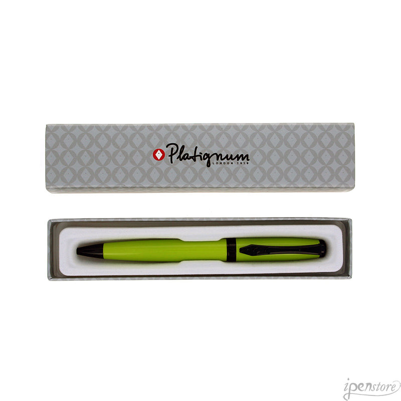 Platignum Studio Ballpoint Pen, Lime Green