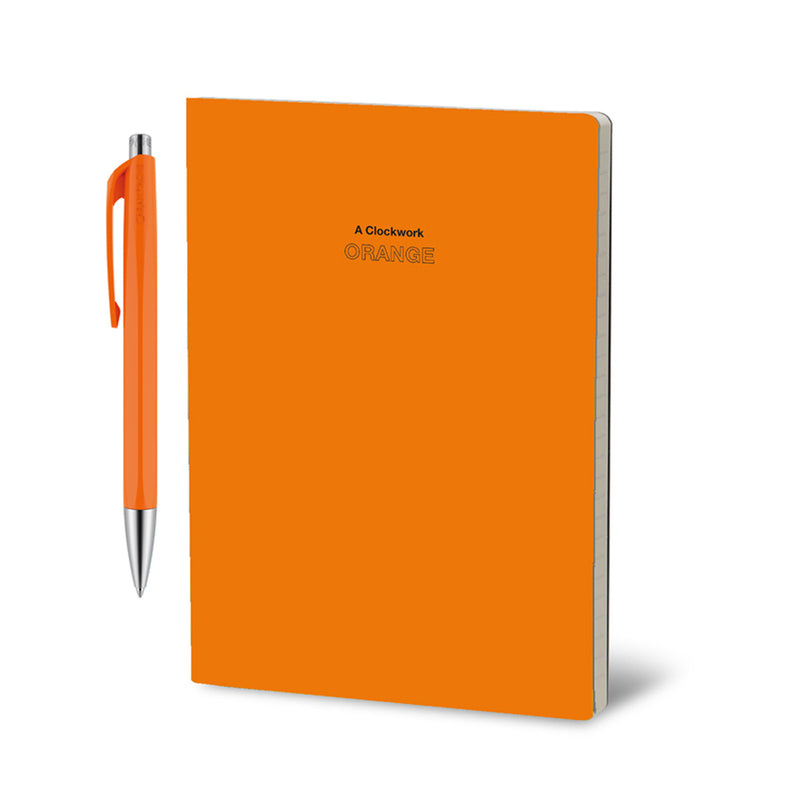 Stifflex Prisma Colors Notebook, 6.7x9" w/Caran d'Ache Pen