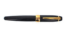 Rosetta Coronado Fountain Pen, Black Resin, Gold Trim, Broad Nib, Used - iPenStore