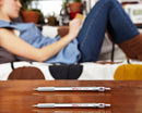 Rotring 600 Series Knurled Grip 0.5 mm Mechanical Pencil, Silver - iPenStore