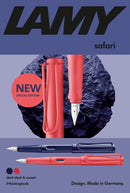 Lamy Safari Special Edition Fountain Pen, Sunset Coral