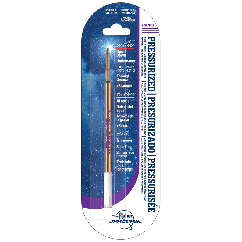 Fisher Space Pen Refill, SPR6, Purple Medium