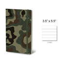 Stifflex Camouflage Pocket Notebook, A6-3.5"x5.5" Lined, Olive - iPenStore