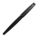 Diplomat Viper Guilloche Fountain Pen, Black, Fine/Medium Nib