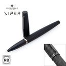 Diplomat Viper Guilloche Rollerball Pen, Black