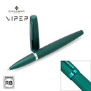 Diplomat Viper Guilloche Rollerball Pen, Green