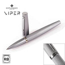 Diplomat Viper Guilloche Rollerball Pen, Silver