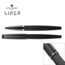 Diplomat Viper Guilloche Rollerball Pen, Black