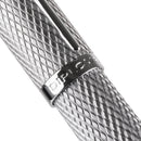 Diplomat Viper Guilloche Fountain Pen, Silver, Fine/Medium Nib