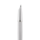 Diplomat Viper Guilloche Fountain Pen, Silver, Fine/Medium Nib