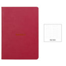 Rhodia Rhodiarama Softcover Notebook A5 - 5.8" x 8.3" (148 x 210mm) Dot Grid, Raspberry Cover