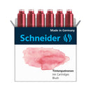 Pk/6 Schneider Pastel Fountain Pen Ink Cartridges, Blush
