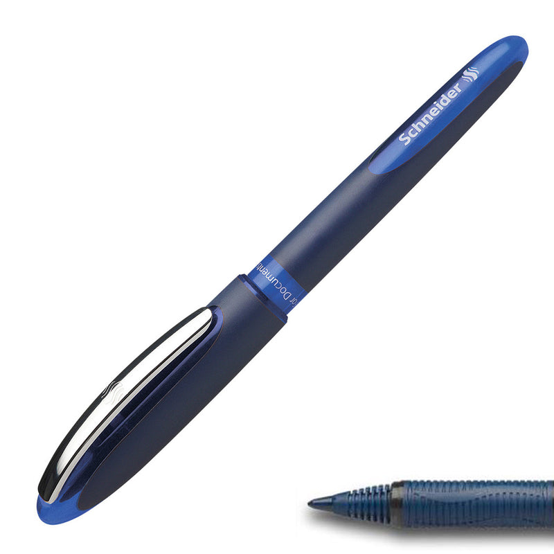 Schneider One Business Rollerball Pen, 0.6 mm, Blue