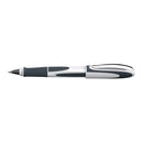 Schneider Ray Ink Cartridge Rollerball Pen, White with Dark Grey Trim