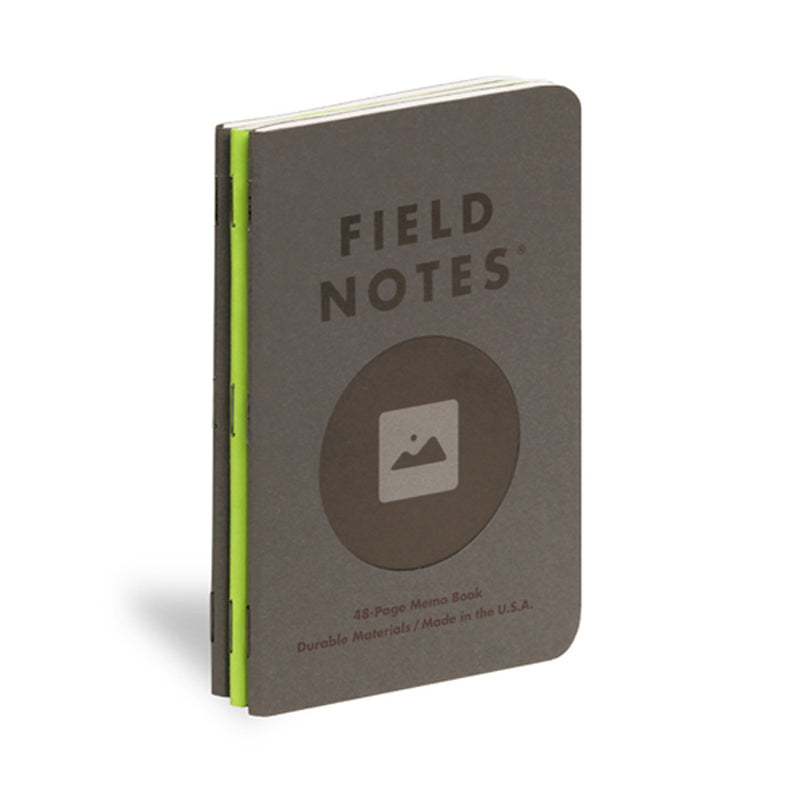 Pk/3 Field Notes Notebooks, Limited Edition, 3-1/2" x 5-1/2", Vignette