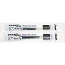 2 Pk Pentel LR7-A EnerGel Refills, 0.7 mm Medium, Black - iPenStore