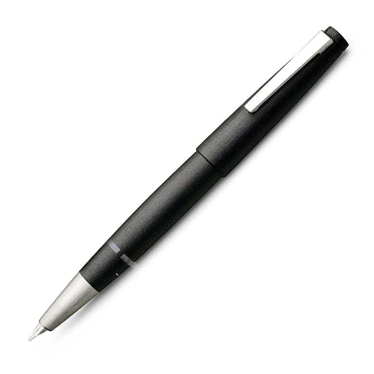 Lamy 2000 Piston Fill Fountain Pen, Black, 14k Broad Nib