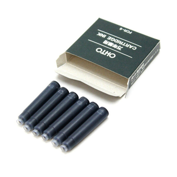 Pack of 6 Ohto Standard International (1-1/2") Ink Cartridges