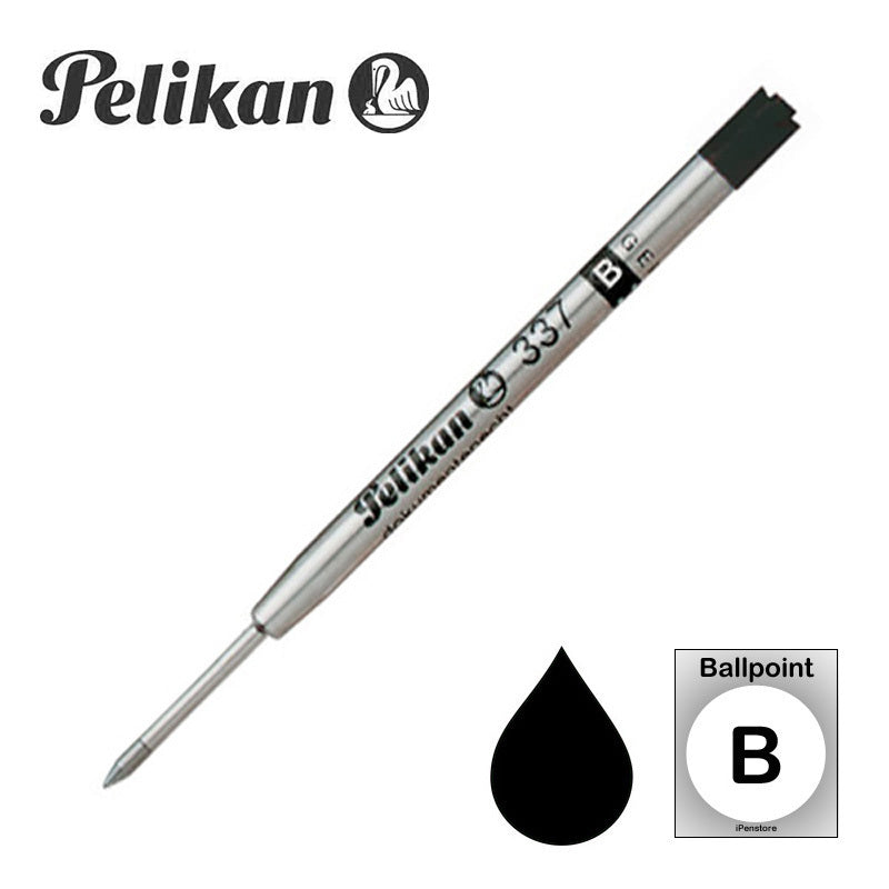 Pelikan 337B Giant Ballpoint Refill, Black, Broad, 1.2 mm