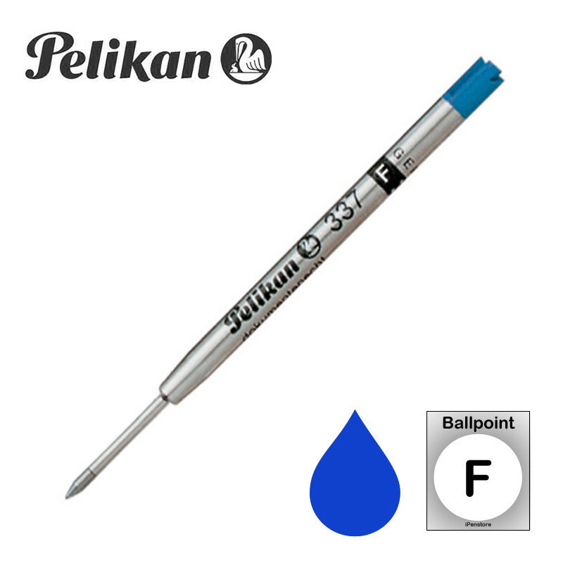 Pelikan 337F Giant Ballpoint Refill, Blue, Fine, 0.8 mm