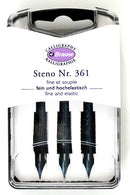 Pk/3 Brause Calligraphy Nibs, "Blue Pumpkin"