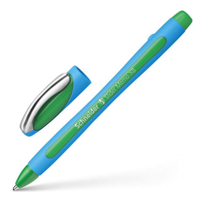 Schneider Slider Memo XB Viscoglide Ballpoint Pen, Green