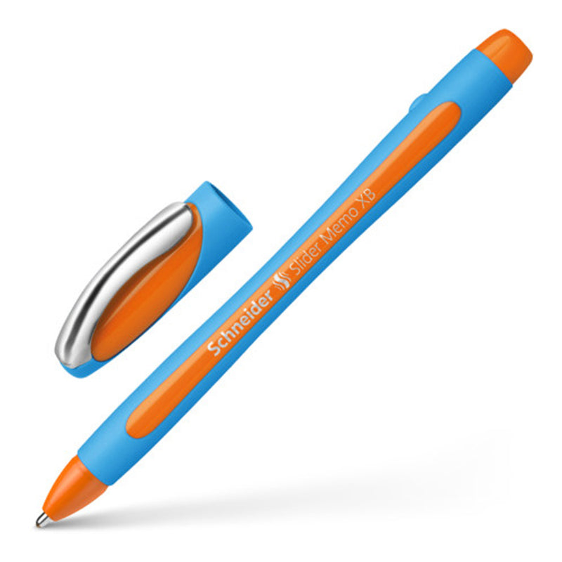 Schneider Slider Memo XB Viscoglide Ballpoint Pen, Orange