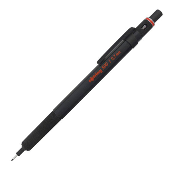 Rotring 500 Series Knurled Grip 0.7 mm Mechanical Pencil, Black