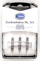 Pk/3 Brause Calligraphy Nibs,