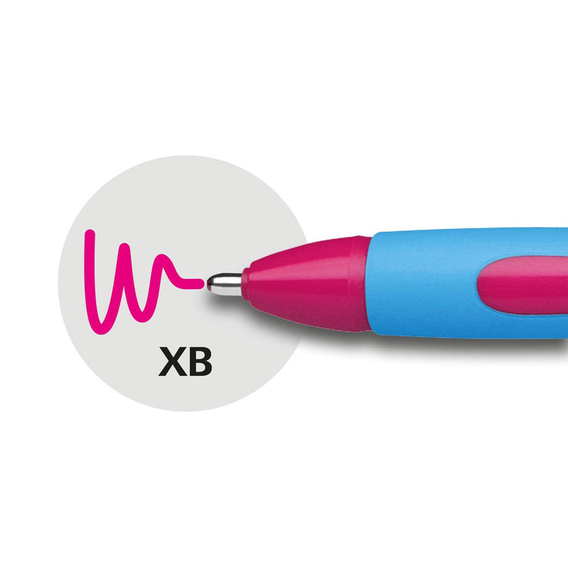Schneider Slider Memo XB Viscoglide Ballpoint Pen, Pink