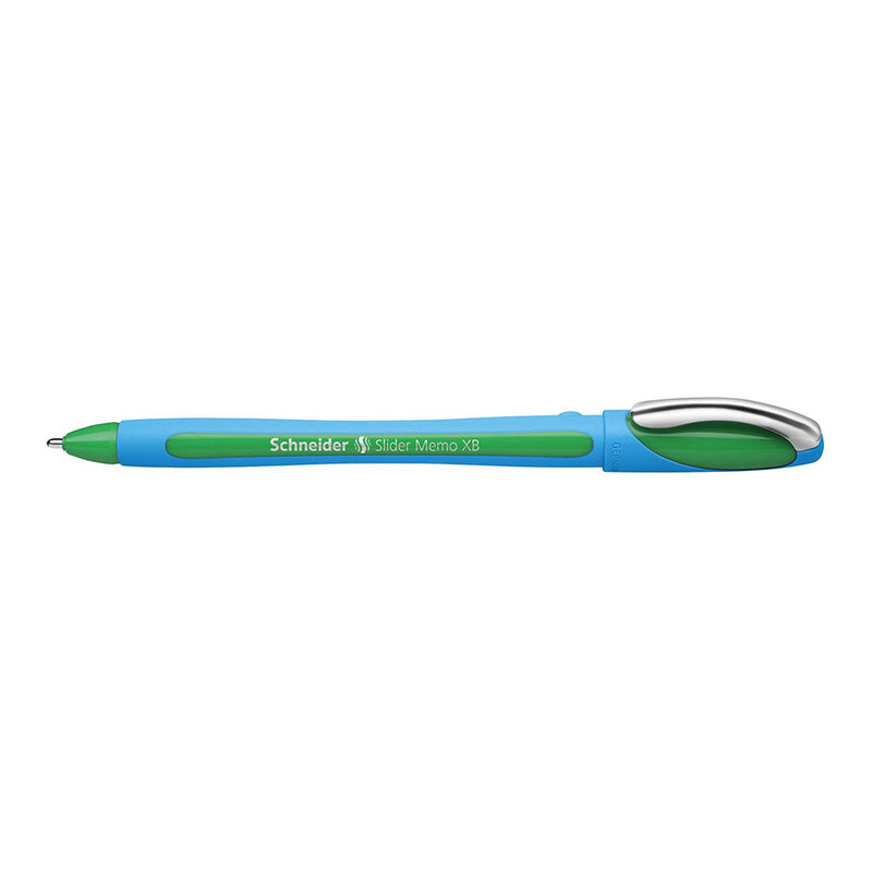 Schneider Slider Memo XB Viscoglide Ballpoint Pen, Green