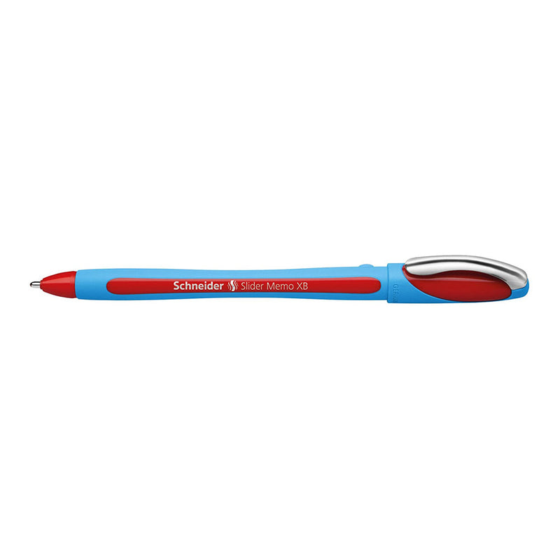 Schneider Slider Memo XB Viscoglide Ballpoint Pen, Red