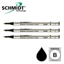 Pk/3 Schmidt 5888 Safety Ceramic Rollerball Refills, Black Broad