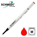 Schmidt 5888 Safety Ceramic Rollerball Refill, Red Medium