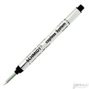Schmidt 8126 Long Capless Rollerball Refill, Black, Fine 0.6 mm