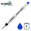 Schmidt 8126 Long Capless Rollerball Refill, Blue, Fine 0.6 mm