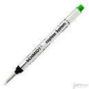 Schmidt 8126 Long Capless Rollerball Refill, Green, Fine 0.6 mm