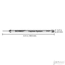 Schmidt 8127 Long Capless Rollerball Refill, Blue, Medium 0.7 mm