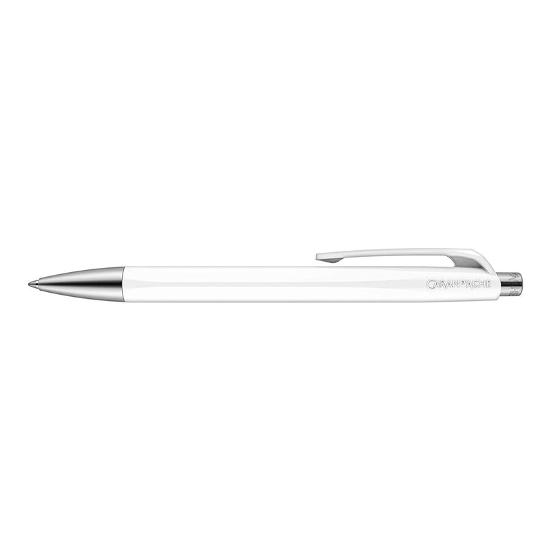 Caran d'Ache 888 Infinite Swiss Made Ballpoint Pen, White