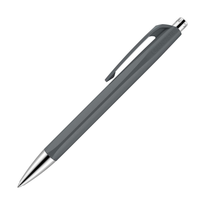 Caran d'Ache 888 Infinite Swiss Made Ballpoint Pen, Charcoal Grey