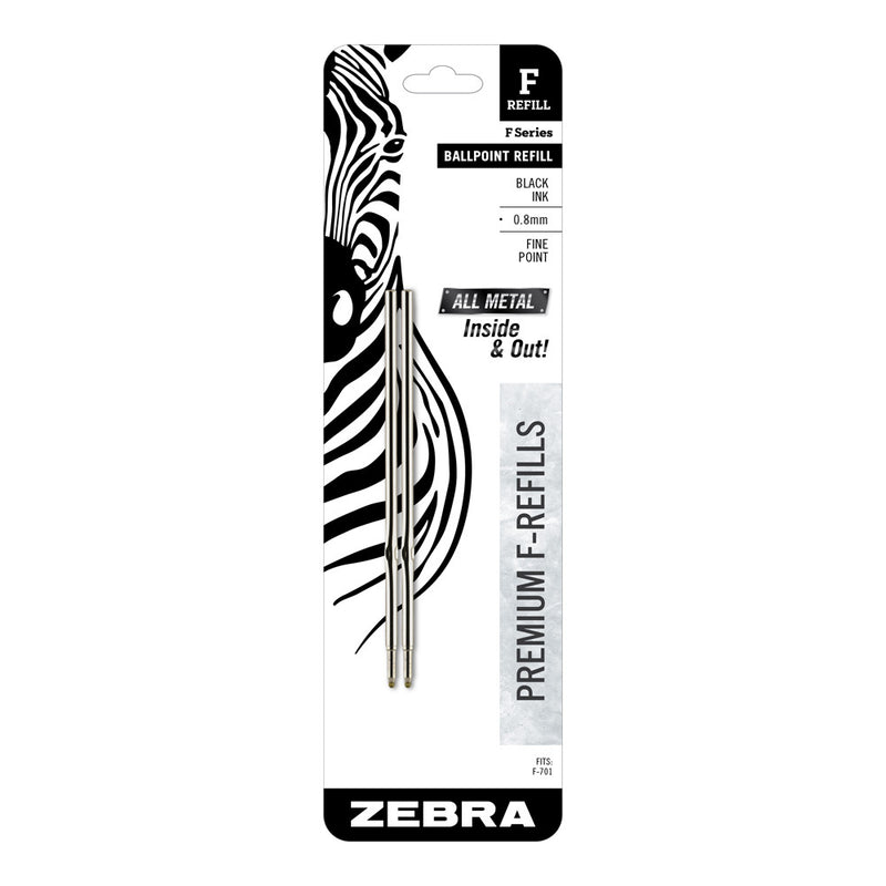 Pk/2 Zebra Premium All Metal F-Refills