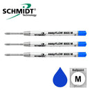 Pk/3 Schmidt Easy Flow 9000 Parker-style Ballpoint Refills, Blue Medium