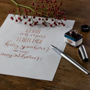 Schneider Callissima Calligraphy Fountain Pen Gift Set, Anthracite, 3 Nibs