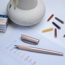 Schneider Callissima Calligraphy Fountain Pen Gift Set, Apricot, 3 Nibs