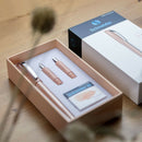 Schneider Callissima Calligraphy Fountain Pen Gift Set, Apricot, 3 Nibs