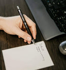 Pk/2 Zebra G-350 Metal Barrel Retractable Gel Pens, Space Black