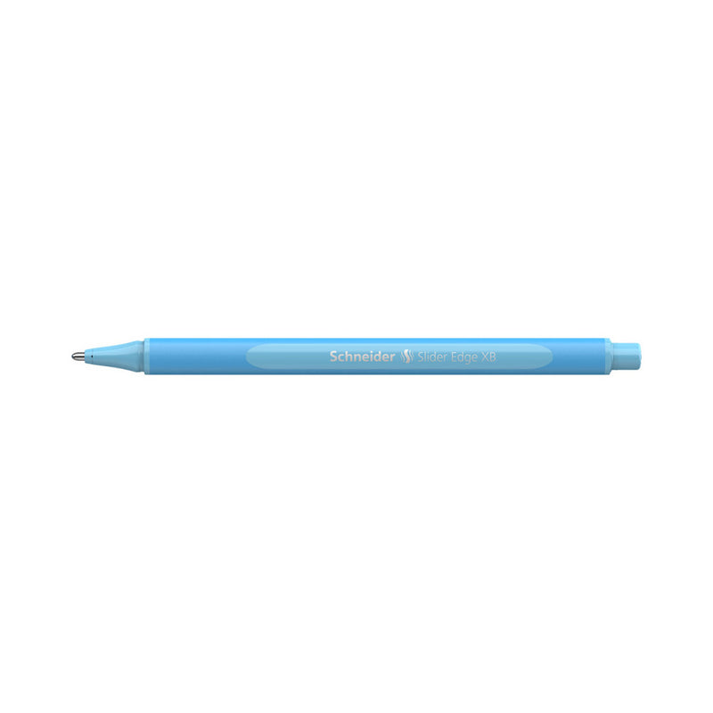 Schneider Slider Edge Triangular-Barrel Viscoglide Ballpoint Pen, Baby Blue XB